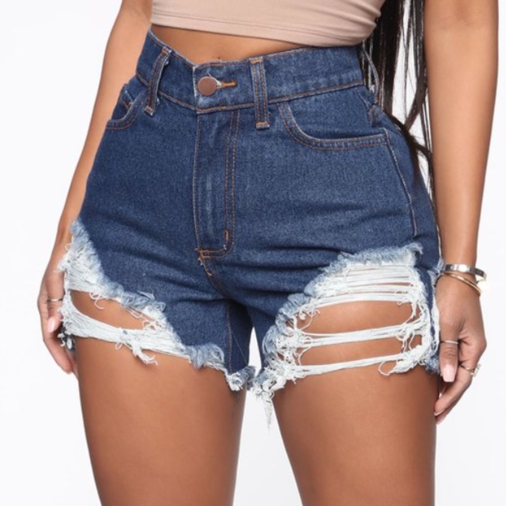 Denim Shorts - Dark Wash SZ- Large